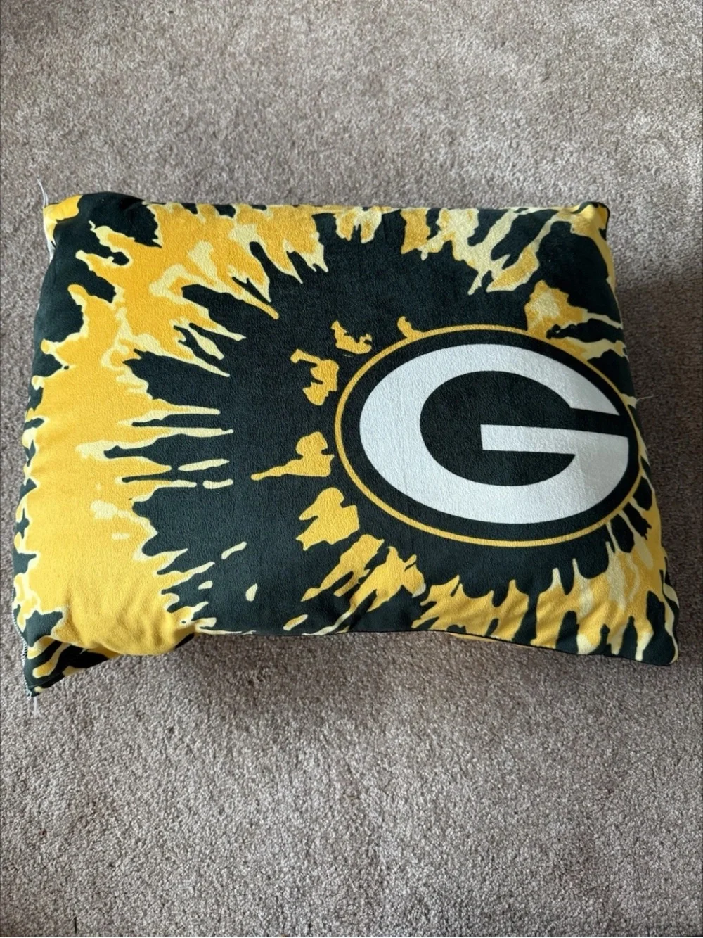 Green Bay Packers Pillow 22 Inches x 18 Inches NFL Football